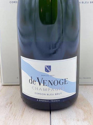 De Venoge, Cordon Bleu - Champagne Brut - 6 Flessen (0.75, Nieuw