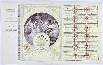 Alfons MUCHA - Action au porteur [Art Nouveau -