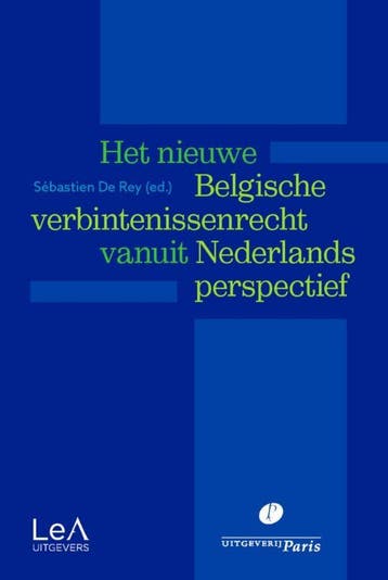 Het Nieuwe Belgische Verbintenissenrecht Vanuit Nederlands P, Verzenden, Nieuw
