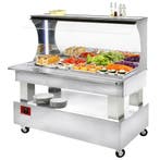 Gekoeld Buffet | GOURMET LINE | Hout/RVS | 4x 1/1 GN |, Zakelijke goederen, Horeca | Keukenapparatuur, Verzenden, Nieuw in verpakking