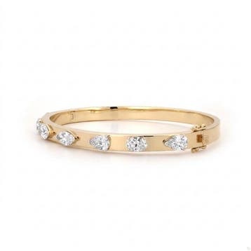 Armband - 14 karaat Geel goud - 3.71ct. tw. Diamant, Nieuw