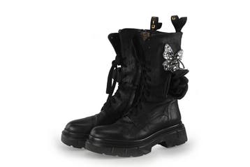 Gio+ Veterboots in maat 40 Zwart, Kleding | Heren, Schoenen, Verzenden, Zwart, Boots, Zo goed als nieuw