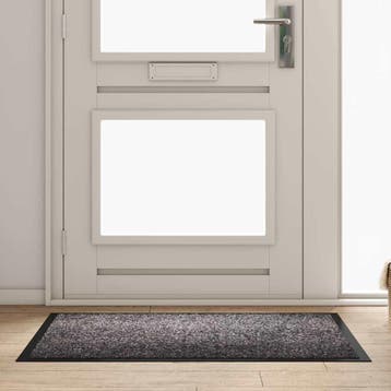 vidaXL Deurmat Lichtgrijs 80 x 120 x 1.2 cm Teddy Stof, Tuin en Terras, Deurmatten, Verzenden, Nieuw
