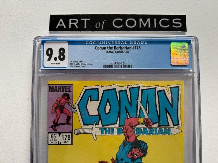 Conan the Barbarian #178 - CGC 9.8 - 1 Graded comic - Eerste, Boeken, Strips | Comics