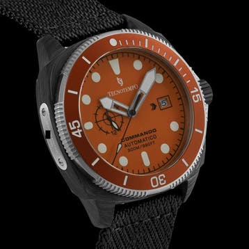 Tecnotempo - Commando - Forged Carbon & Titanium -, Nieuw