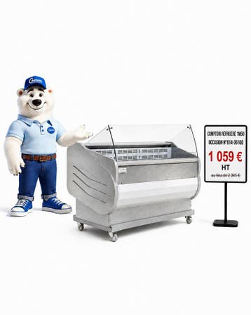 Comptoir réfrigéré ventilé 1,50 m d’occasion, Neuf