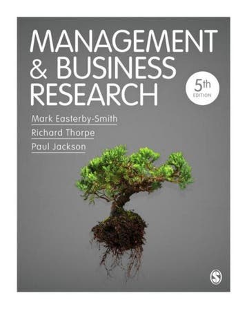 Management and Business Research 9781446296585, Verzenden, Gelezen, Easterby-Smith