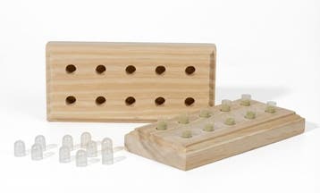 Capsulehouder Hout - Maat 0 en 1, Verzenden, Nieuw