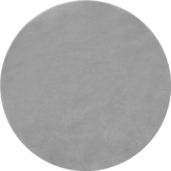 tectake Kortpolig vloerkleed Soft Zone - grijs, Ø 120 cm, Maison & Meubles, Ameublement | Tapis & Moquettes, Envoi