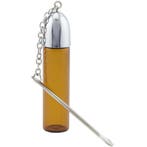 Spoon on Vial Brown Glass     Extra Large, Verzamelen, Verzenden, Nieuw