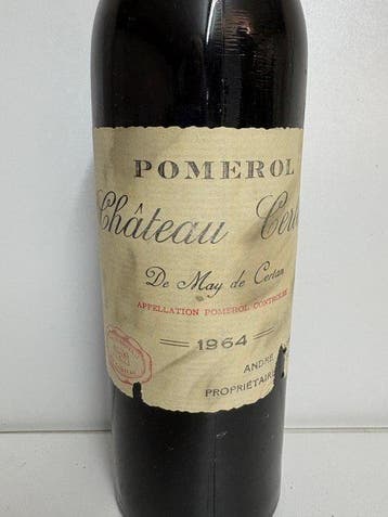 1964 Château Certan de May - Pomerol - 1 Fles (0,75 liter), Verzamelen, Nieuw