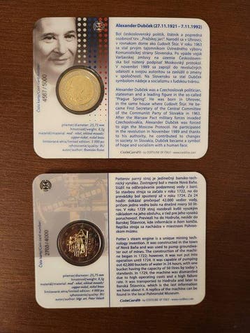 Slowakije. 2 Euro 2021/2022  Dubcek +  Steampower Engine