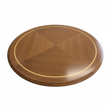 Bieden: Round Luxury Marine Teak Table - Elegant Wooden Yac, Huis en Inrichting, Ophalen of Verzenden, Nieuw