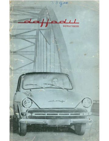 1963 DAF DAFFODIL INSTRUCTIEBOEKJE NEDERLANDS