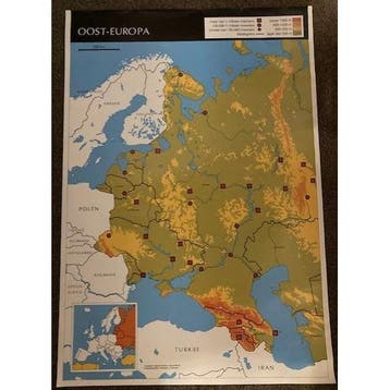Poster Oost-Europa, Verzenden, Nieuw