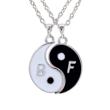 Fako Bijoux - Vriendschapsketting - Yin Yang - Best Friends, Verzenden, Nieuw