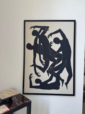 Kiasmo - Vincenzo DAlba - Lijst - Hout, Canvas