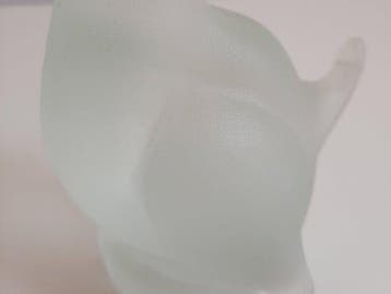 Vase - verre corrodé - Verre de Murano