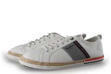Pepe Jeans Sneakers in maat 43 Wit, Kleding | Heren, Schoenen, Verzenden, Wit, Zo goed als nieuw, Sneakers