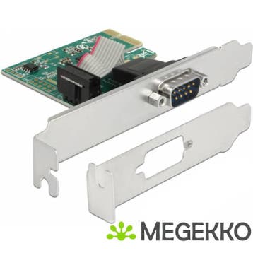 Delock 89948 PCI Express x1-kaart naar 1 x seriële RS-232, Verzenden, Nieuw