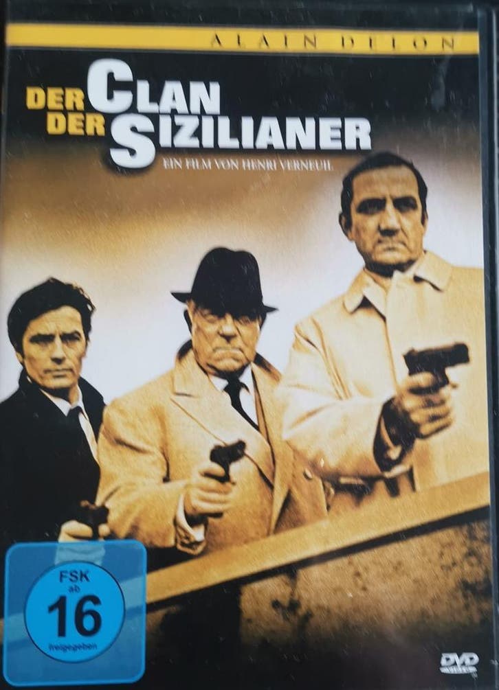 the Sicilian Clan) Alain Delon              Gratis verzenden, Cd's en Dvd's, Dvd's | Tv en Series, Zo goed als nieuw, Actie en Avontuur