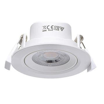 LED Inbouwspot - Koud wit Licht 6500K- 7W - Kantelbaar, Huis en Inrichting, Lampen | Spots, Verzenden, Nieuw