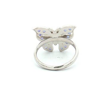 Sans prix de réserve - Bague Argent - 0.96ct. tw. Tanzanite