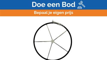Bieden: Lewmar 5-Spoke Commodore Steering Wheel Black Stain, Ophalen of Verzenden, Nieuw