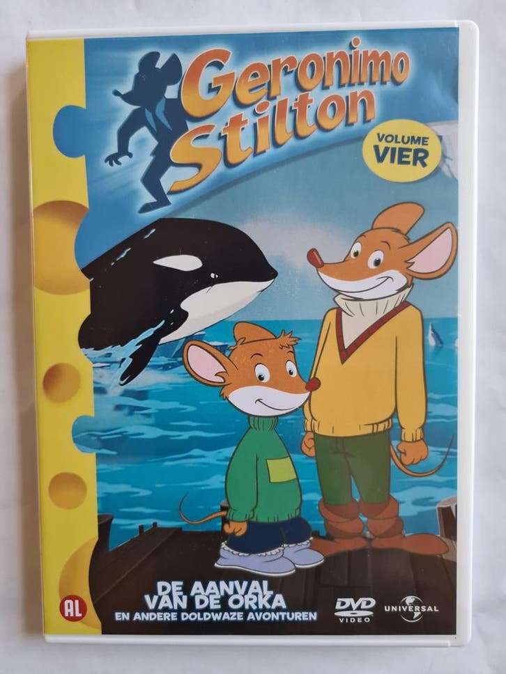 GERONIMO STILTON VOLUME VIER DE AANVAL VAN DE ORKA EN ANDERE, Cd's en Dvd's, Dvd's | Overige Dvd's, Gebruikt