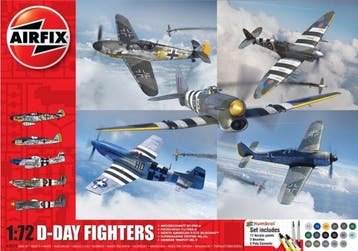 Airfix A50192 D-Day Fighters Gift Set Bouwpakket Schaal 1:72, Verzenden