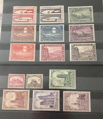 Belgique 1928 - Intégrale de lannée : Premier Orval et, Postzegels en Munten, Gestempeld