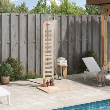 vidaXL Buitendouche 223 cm Massief grenenhout en, Verzenden