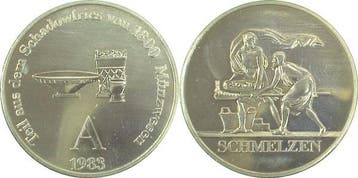 Duitsland Medaille Schadowfries Schmelzen 1983 A Ddr 1983, Timbres & Monnaies, Pièces & Médailles, Verzenden