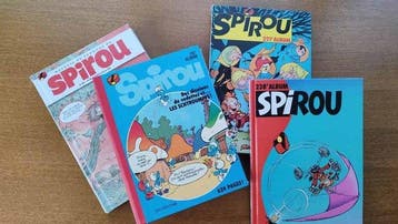 Spirou (magazine) - 4 Recueils - 4 Album - Eerste druk -, Livres
