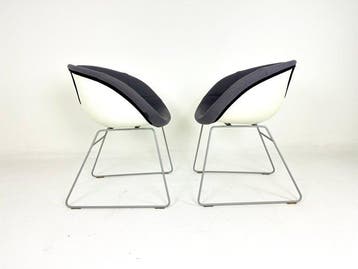 Moroso - Patricia Urquiola - Stoel - fjord - Staal, Textiel
