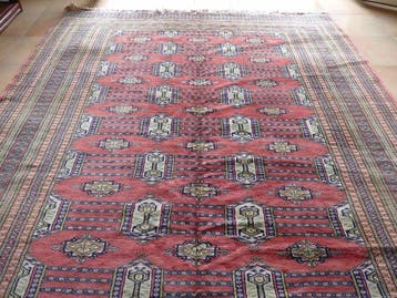 Vloerkleed - 260 cm - 186 cm - Karachi Jaldar tapijt, Huis en Inrichting, Nieuw