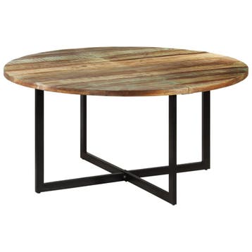 vidaXL Eettafel 150x75 cm massief gerecycled hout, Huis en Inrichting, Tafels | Eettafels, Verzenden, Nieuw
