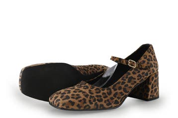 Manfield Pumps in maat 39 Panter, Verzenden, Pumps