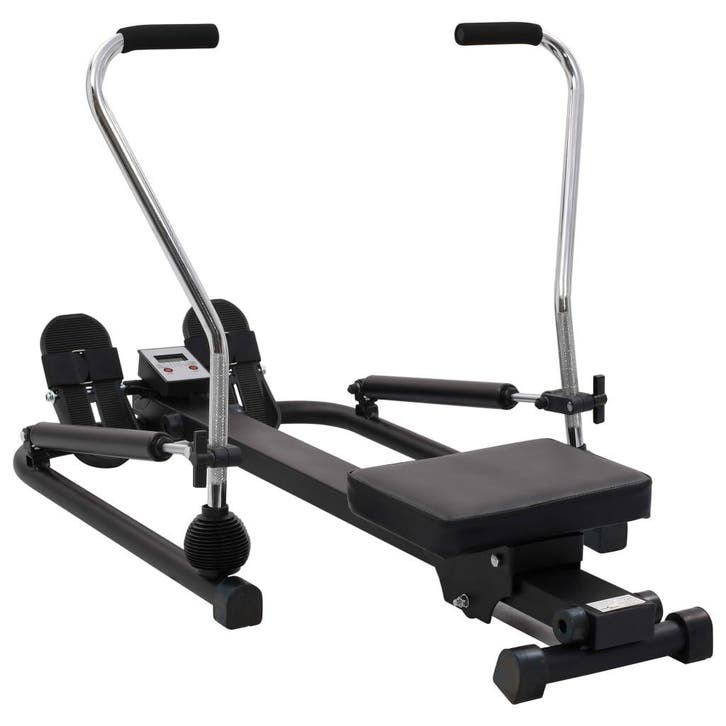 Compacte Roeitrainer | Tweede kansje | OP = OP, Sport en Fitness, Fitnessapparatuur, Buik, Zo goed als nieuw, Metaal, Roeitrainer