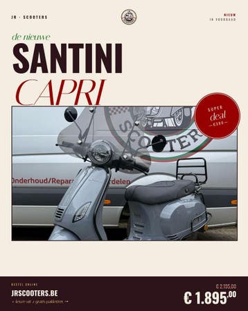 Scooter A en B Klasse Santini capri Nieuw!, Nieuw, Benzine