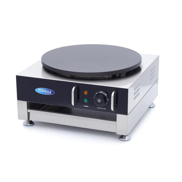Crepebakplaat Enkele Crepe | 50–300°C | RVS |, Articles professionnels, Horeca | Équipement de cuisine, Envoi