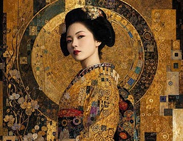 Yamila - XL - Geisha en Pan de Oro