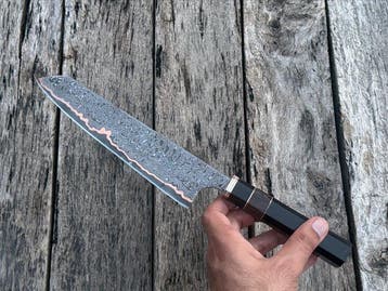Keukenmes - Handgemaakte verzamelobjecten Japanse koksmes,