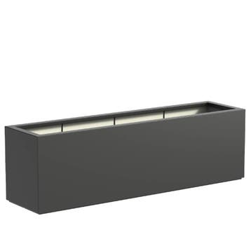 Polyester plantenbak 200x50x60cm - Met bodem, Tuin en Terras, Kunststof, 100 cm of meer, Nieuw, 60 cm of meer