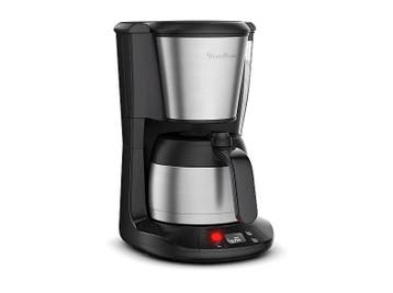 Moulinex - Koffiezetapparaat - Zilver, Elektronische apparatuur, Koffiezetapparaten, Verzenden, Nieuw, Koffiemachine, Gemalen koffie