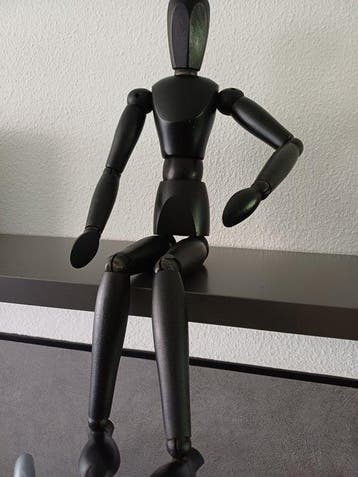 Mannequin - Tekenpop - lay figure - ledepop - articulated, Antiquités & Art