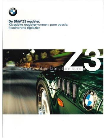 1998 BMW Z3 ROADSTER BROCHURE NEDERLANDS