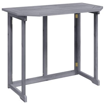 Balkontafel 90x50cm acaciahout | Retour Deal | -34% Nu!, Tuin en Terras, Tuintafels, Verzenden, Zo goed als nieuw, Rechthoekig