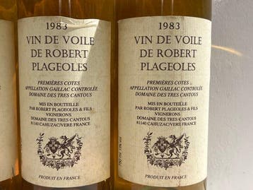 1983 Plageoles Vin de Voile - Gaillac - 6 Flessen (0.75, Nieuw