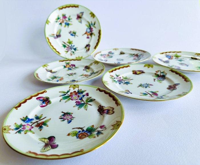 Herend - Bord - Herend – Queen Victoria Pattern – Dessert, Antiquités & Art, Antiquités | Meubles | Tables